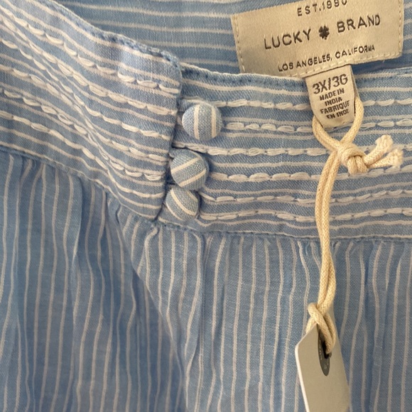 NWT Lucky Brand Square Neck Top - Picture 4 of 5